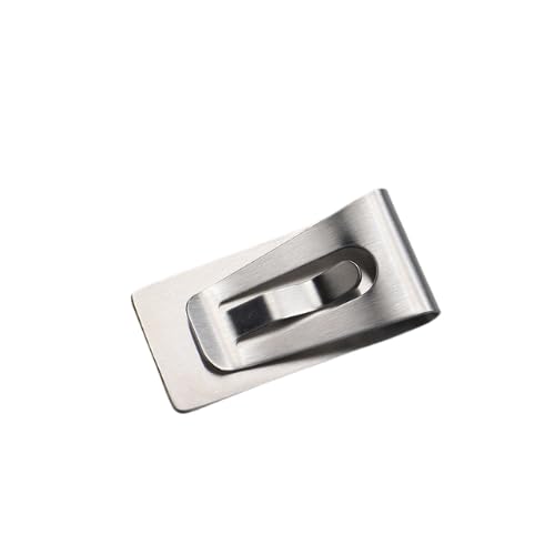 Mridshala Stainless Steel Silver Money Clip Unique Design for Men  Magnetic Slim Wallet Alternative | Rustproof & Gift Boxed